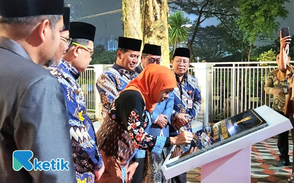 Thumbnail Alhamdulillah Masjid Nurul Hayat LH Jatim Berdiri Megah! Diresmikan Gubernur Khofifah, Jadi Motivasi Spiritual Bekerja Produktif