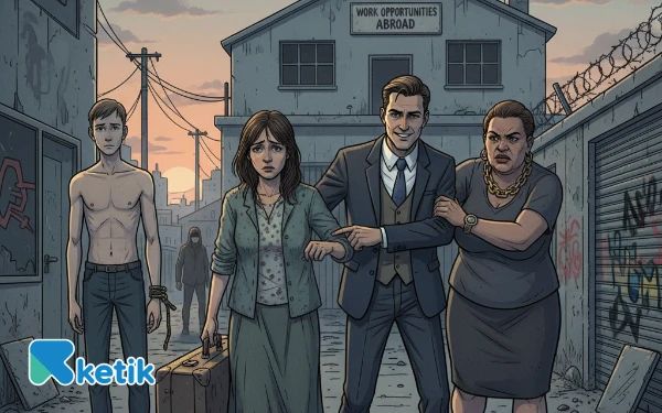 Thumbnail Kepala Disnakertrans Halsel Jelaskan Proses Pemulangan Empat Korban TPPO dari Myanmar