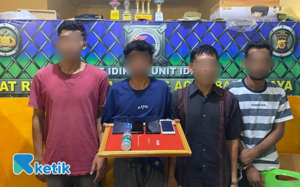 Thumbnail Berita - Lagi! Babahrot Jadi Sarang Sabu, Empat Pria Diringkus Polres Abdya, Dua Asal Aceh Selatan