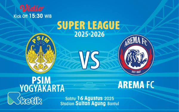 Thumbnail Berita - Prediksi Susunan Pemain PSIM Yogyakarta vs Arema FC BRI Super League, Duel Taktik Van Gastel vs Marcos Santos