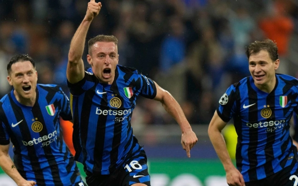 Thumbnail Inter Milan Melenggang ke Final Liga Champions Usai Taklukkan Barcelona