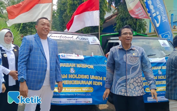 Thumbnail Berita - Kementerian UMKM Lepas Ekspor 15 Ton Kopi Argopuro Situbondo ke Arab Saudi