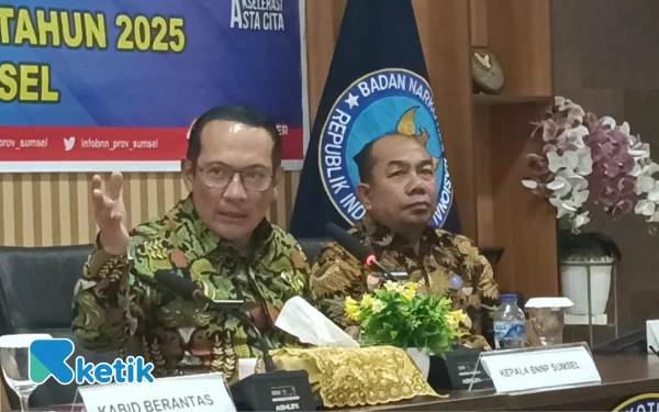 Thumbnail BNNP Sumsel Ungkap 37 Perkara Narkotika Sepanjang 2025, Libatkan 580 Relawan Anti Narkoba