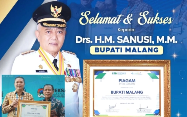 Thumbnail Bupati Sanusi Raih Penghargaan Nasional dari Perpamsi