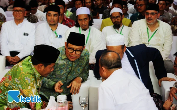 Thumbnail Berita - Bersama Gus Salam dan Bupati Subandi, Gus Imin Pimpin Groundbreaking Gedung Ponpes Al Khoziny Rp125 M