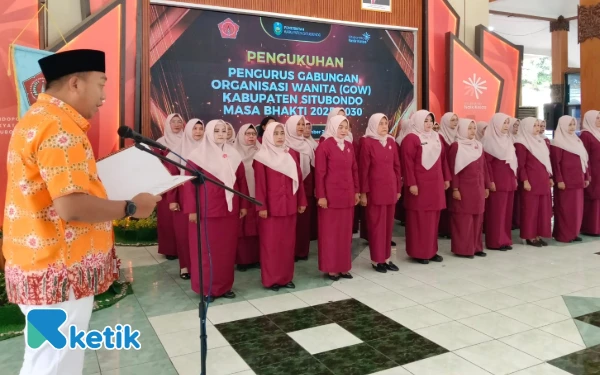 Kukuhkan Pengurus GOW, Bupati Situbondo Dorong Perempuan Tak Lagi Lini Kedua