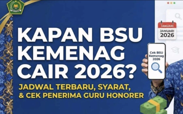 Thumbnail Januari Full Senyum! BSU Guru dan Tenaga Kependidikan Kemenag Cair, Ini Cara Cek Pencairan