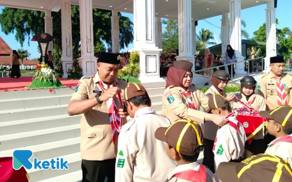 Thumbnail Berita - Apel Besar Hari Pramuka ke-64, Ini Pesan Kamabicab Pramuka Situbondo