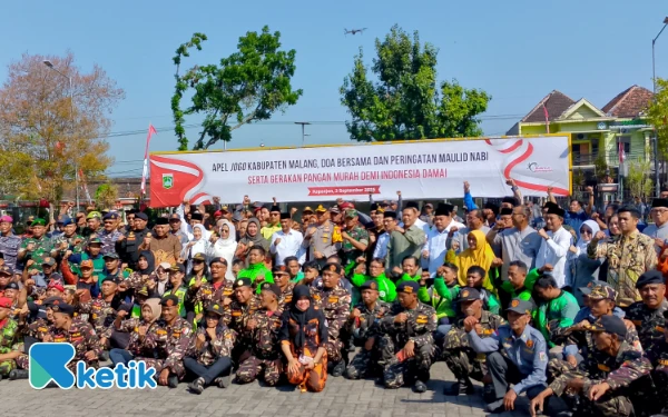 Thumbnail Jaga Kabupaten Malang Kondusif, Bupati Sanusi Pimpin Apel dan Doa Bersama