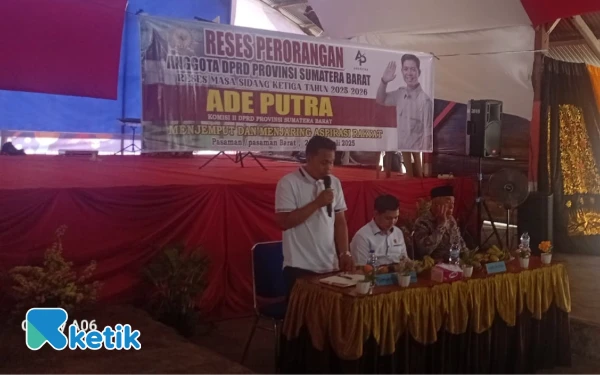 Thumbnail Berita - Anggota DPRD Provinsi Sumbar, Ade Putra Serap Aspirasi Warga Kajai Selatan
