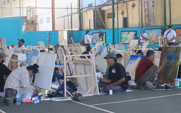 Thumbnail 101 Pelukis Ikuti Lomba Melukis Hari Bhayangkara ke-79 di Polres Malang