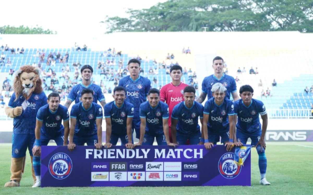 Thumbnail Berita - Hadapi RANS Nusantara FC, Arema FC Menang Dua Gol Tanpa Balas