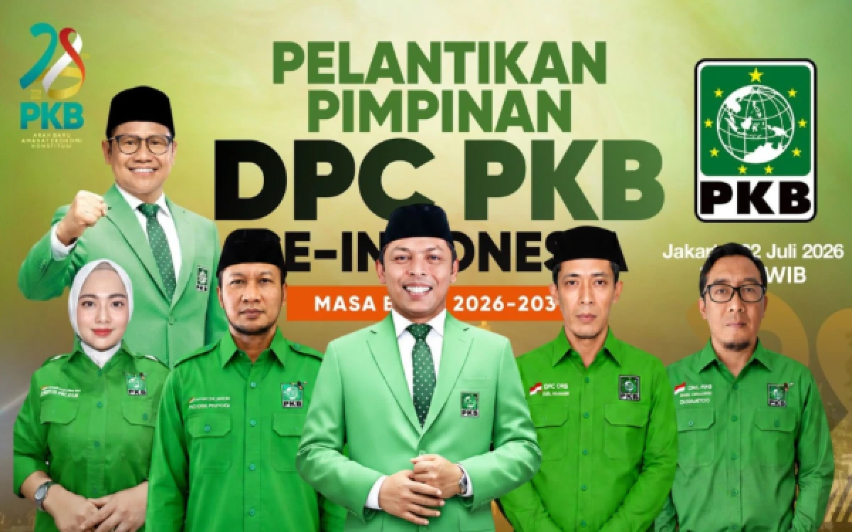 Thumbnail Berita - 514 DPC Dilantik Serentak di Jakarta, Ini Susunan Pengurus PKB Lumajang