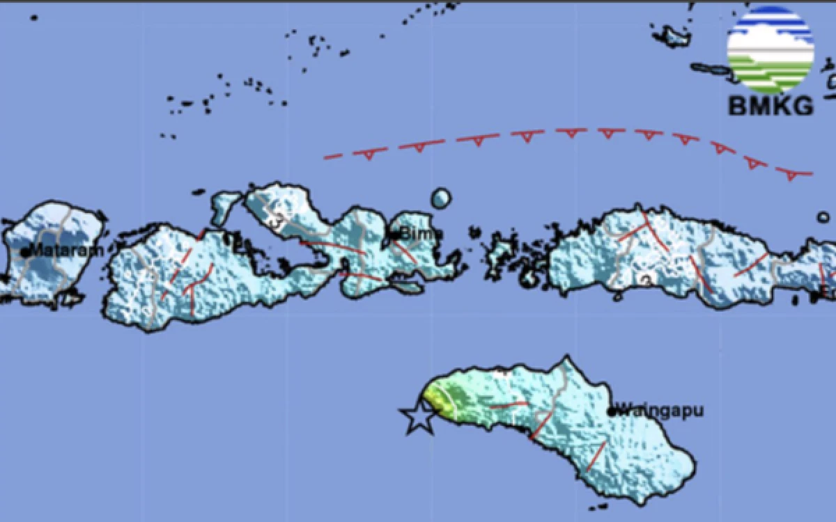 Thumbnail Berita - Gempa Magnitudo 6,1 Guncang Sumba Barat Daya NTT, Tidak Berpotensi Tsunami