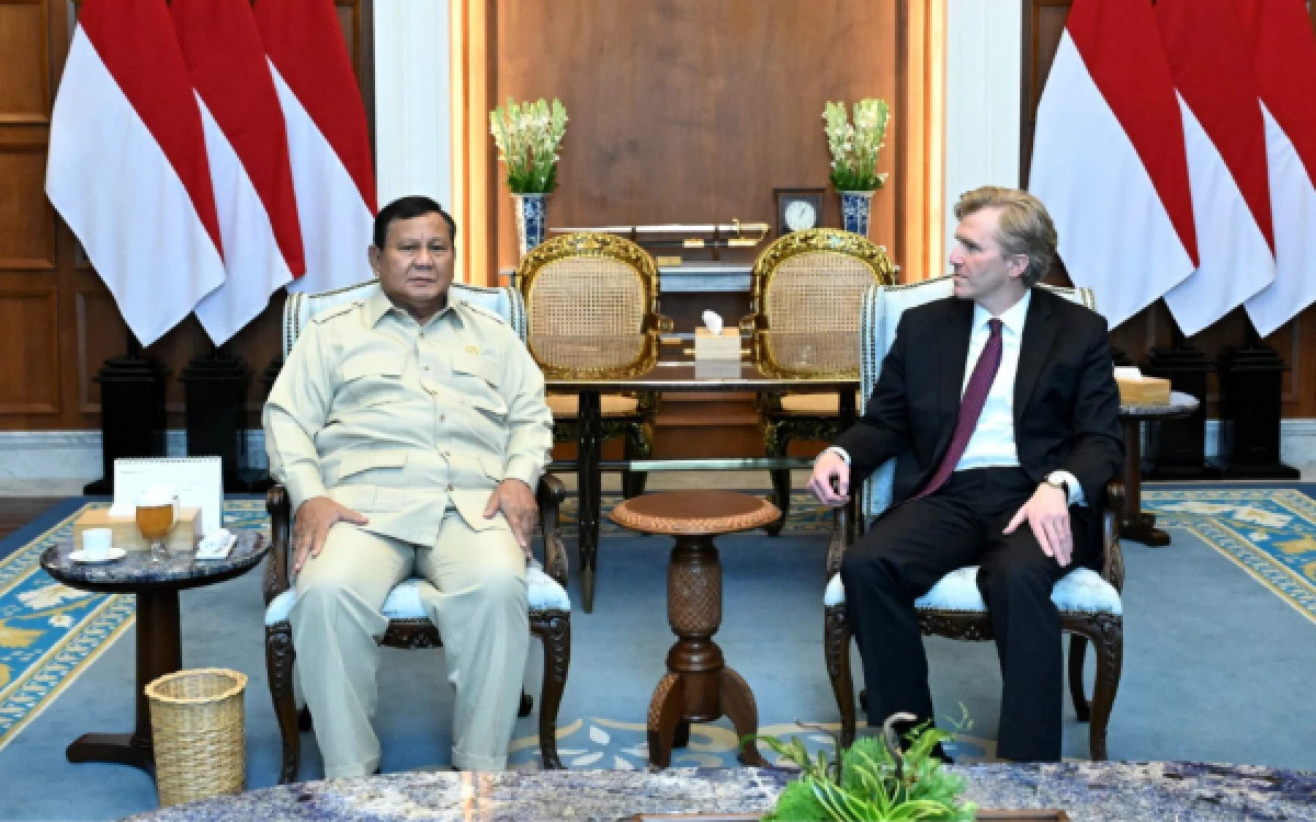 Thumbnail Berita - Prabowo Terima Wakil Menteri Perang AS Elbridge Colby, Bahas Kemitraan Indonesia-AS