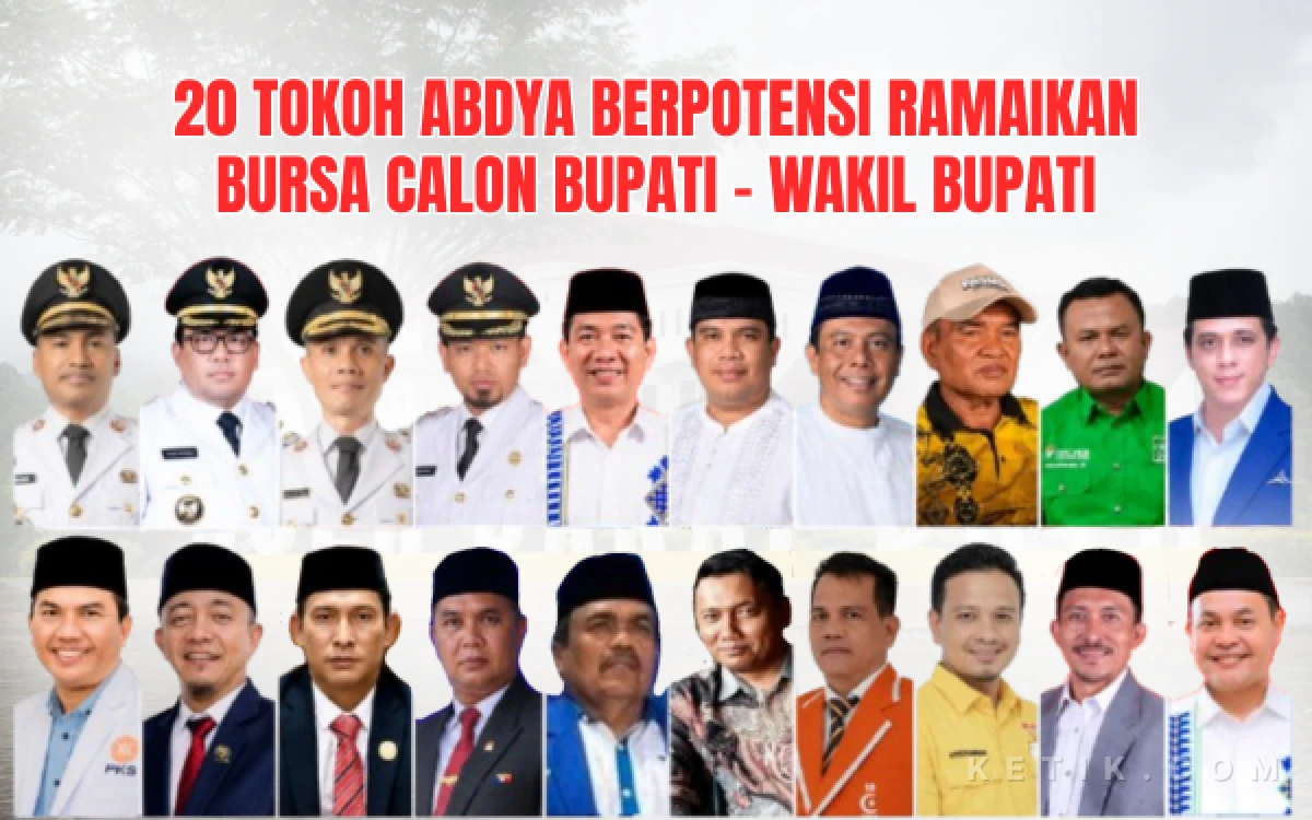 Thumbnail Berita - Pilkada Masih Jauh, 20 Tokoh Abdya Berpotensi Ramaikan Bursa Calon Bupati dan Wakil Bupati