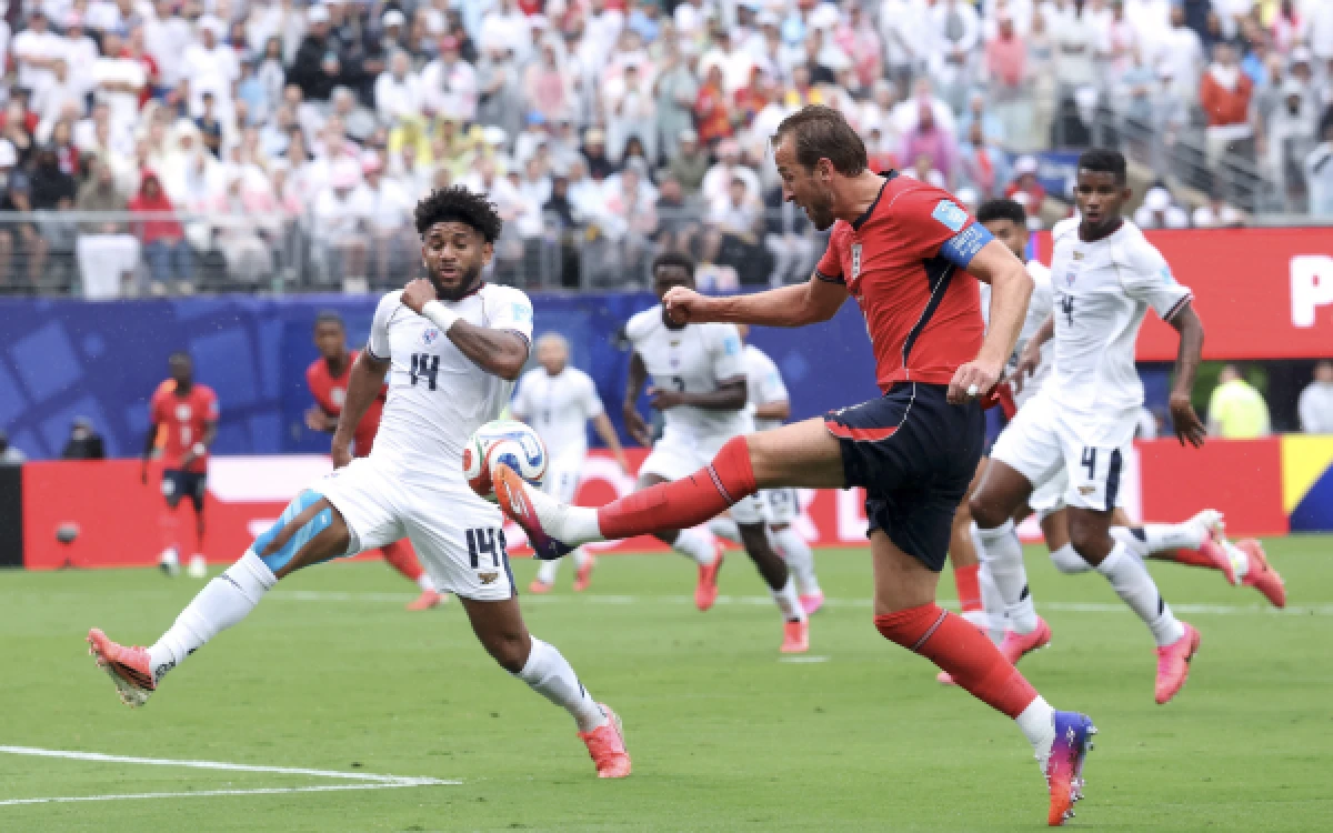 Thumbnail Berita - Hasil Piala Dunia 2026: Inggris Kalahkan Panama 2-0, Diwarnai Gol Rekor Harry Kane.