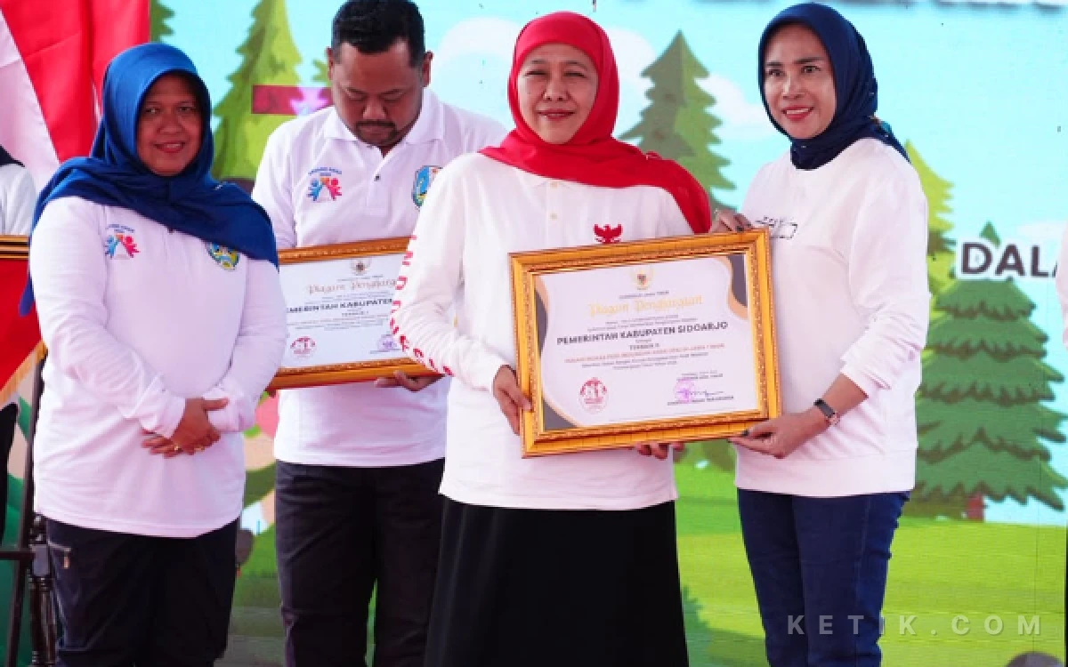Thumbnail Berita - Sidoarjo Masuk Kategori Kabupaten dengan Indeks Perlindungan Anak Terbaik di Jatim