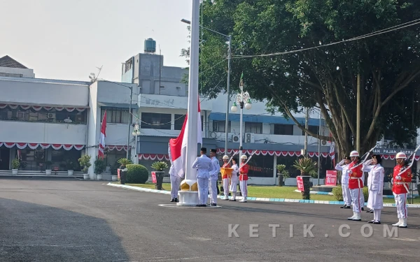 Thumbnail Berita - [FOTO] Momen Khidmat Pemkab Malang Rayakan HUT ke-81 Kemerdekaan RI